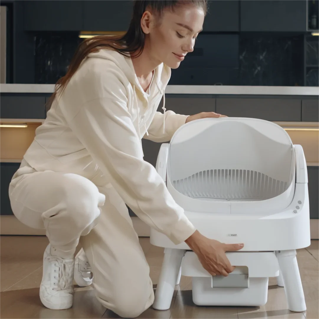 Pet products Self Cleaning Cat Lit-ter Box Odor-Free Waste Disposal